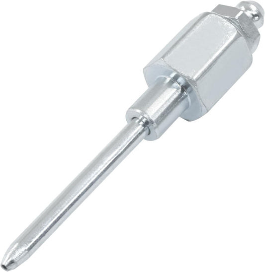 Grease Needle Nozzle, Nose Grease Dispenser Grease Gun Fittings and Gun Tips, Narrow Needle Greaser Adapter with 1/8 Inch NPT Threads for Hydraulic Systems/Mechanics (1 Pack)