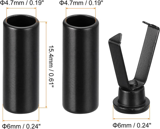 Shoelace Tips, Alloy Shoe Lace Ends Tips, Cylindrical Tip Replacement for Shoestring
