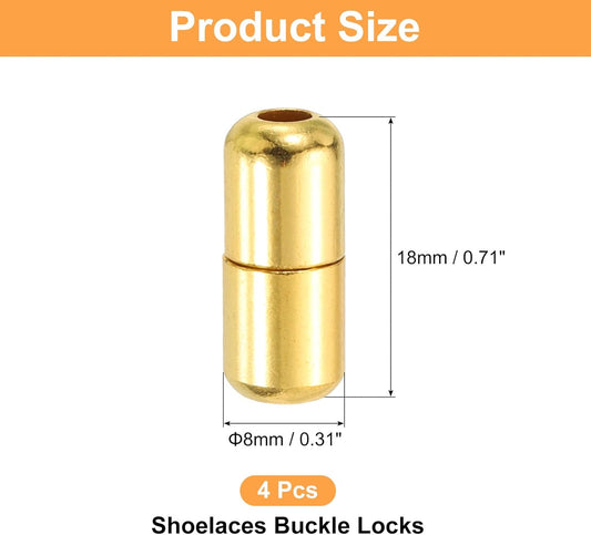 Shoe Laces Buckle Lock Alloy No Tie Shoelace Turnbuckle for Sneaker Casual Shoes