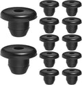 12 Pcs Hydraulic Jack Oil Plug Fit Hole of 5/16", Flat-Head Rubber Floor Accessories Replacement Parts Horizontal Bung Universal Rubber Filler Bung for Oil Reservoir Filler Hole