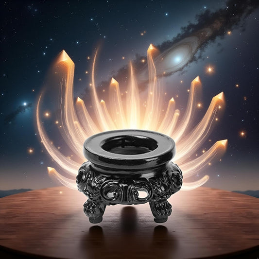 2Pcs Black Wooden Display Stand for Crystal Sphere Quartz Ball Holder Hollow Wood Stand Base for Crystal Ball Sphere Globe Stone Decoration Display Pedestals Home Decor,Crystal Ball Stand,Sphere Holder