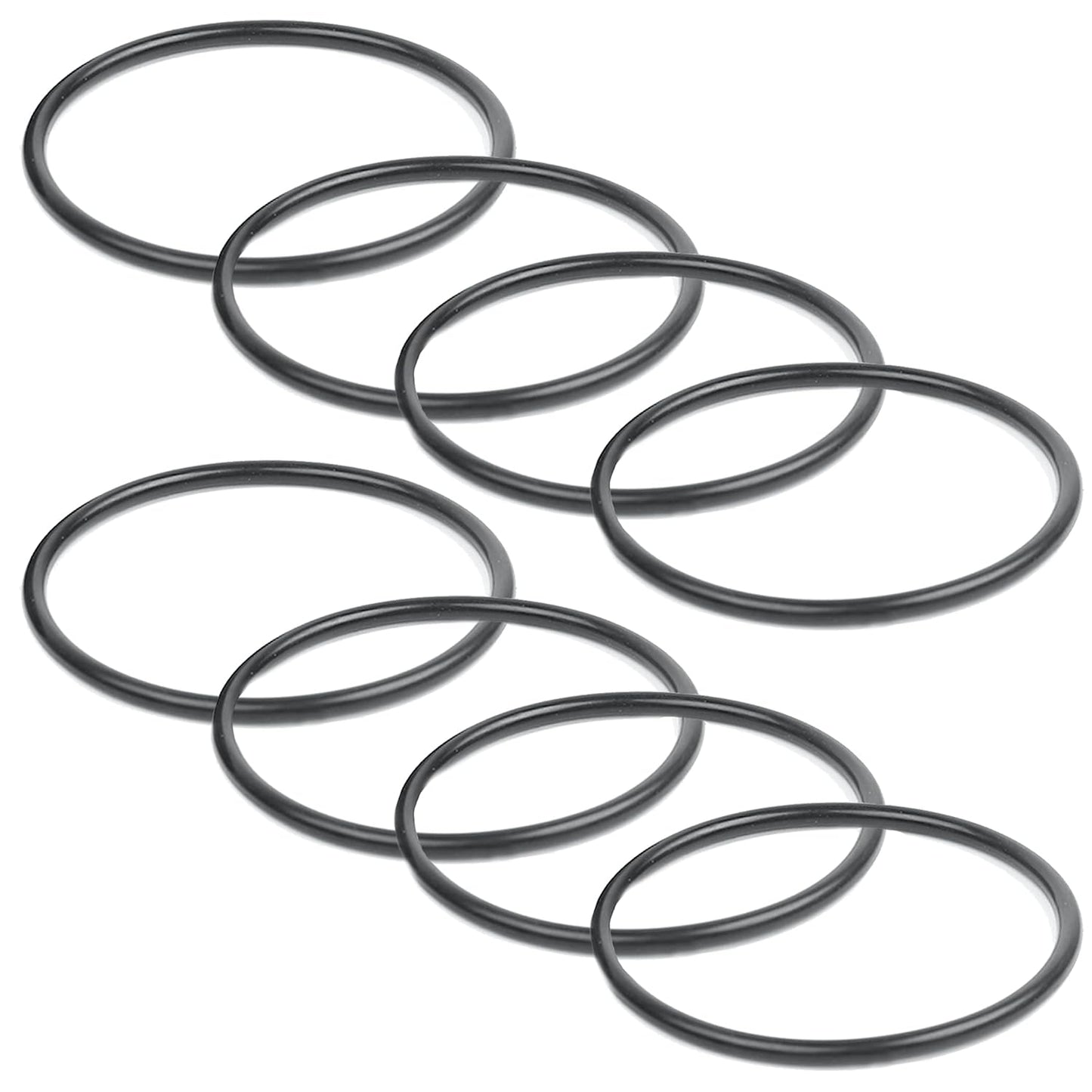 (8-Pack) Salt Cell O-Ring Compatible with Hayward GLX-Cell-Union Buna-N for Turbo Cell Salt Chlorination Cell Union - Aftermarket T-Cell Union O-Rings