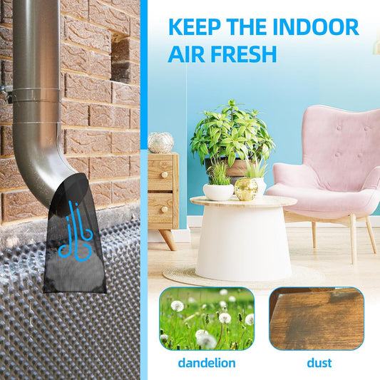 CONLI 3 PCS Dryer Lint Catcher Bag Lint Catcher for Dryer, Dryer Vent Lint Dust Bag Dryer Lint Trap for Outdoor Indoor Dryer Vent Capturing Lint and Dust