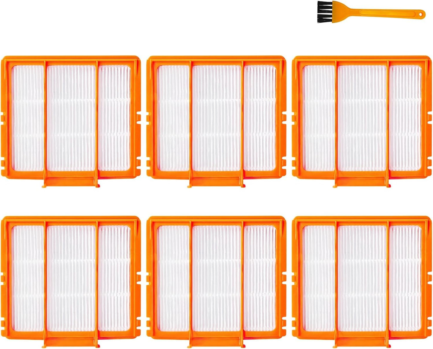 6 Pcs Replacement Pre-Motor Filter Compatible for Shark AV251WAXUS AV2511AE AV2501S AV2501AE RV2610WA UR2500SR UR250BEOUS AI Ultra Vacuum Robots Saver Kit Alternative to Part NO. XPRFRV2500