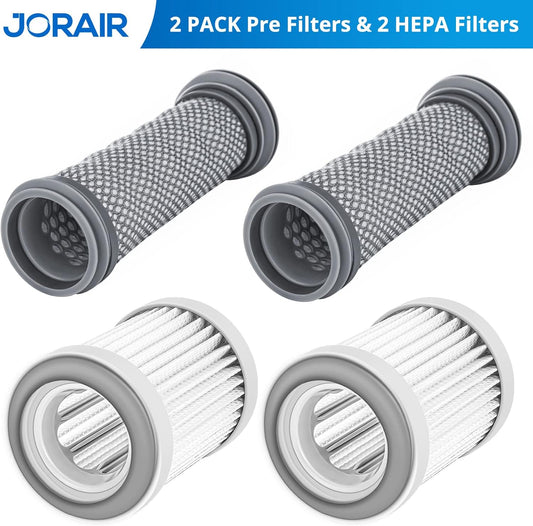 Replacement Filter kit Compatible with Tineco A10/A11 Hero, A10/A11 Master PURE ONE S11, PWRHERO11 Snap Cordless Vacuum Cleaner, 2 Pack Pre Filters & 2 HEPA Filter