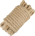 Jute Rope - 1/2 inch, 33 Feet x 12mm Thick, Heavy Duty Strong, Natural, for Crafts, Cat Scratching Post, Bundling, Hanging, Decorative