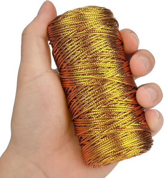 White Twine String and Gold Twine String.