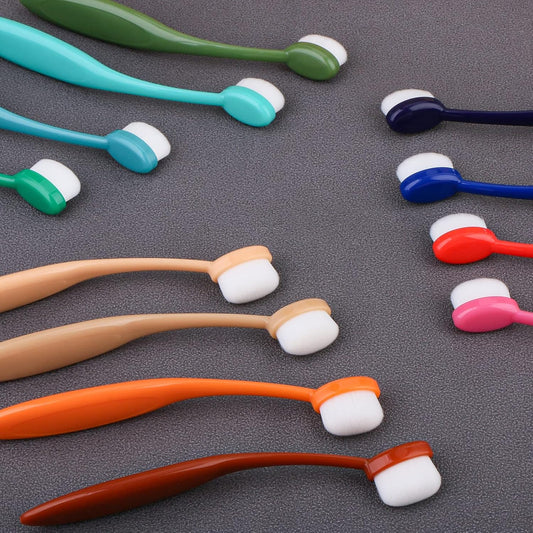 12 Pack Colored Mini Ink Blending Brushes Blenders,Small Ink Blending Tool for Card Making,Craft Broad Application Assortment Paper Crafter Color Code Handle (Brush Head Size 0.5 Inches)