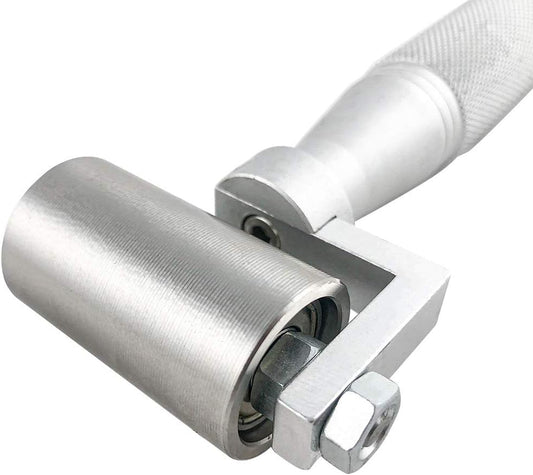 1.5" Stainless Steel Home Wallpaper Seam Roller Wall Paper Construction Tool Seam Flat Roller Paint Tool
