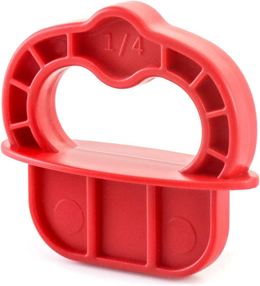 Deck Board Jig, 12 Pcs 1/4" Gap Deck Board Spacer Rings for Pressure Treated, Composite, PVC, Plank