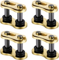 4 Pcs 525 Chain Connecting Master Link with O-Ring Seal 525 Motorcycle Chain Drive Chains for Motorcycle ATV Quad Dirt Bike