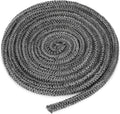 Wood Stove Gasket, 1/4" x 84" Graphite Impregnated Fiberglass Rope Seal and High-Temperature Cement Gasket Replacement for Wood Stoves Door