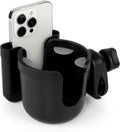 2-in-1 Walker Cup Holder with Phone Holder, Wheelchair Cup Holder, Rollator Cup Holder, Cup Phone Holder for Walker, Wheelchair, Rollator, Mobility Scooter.