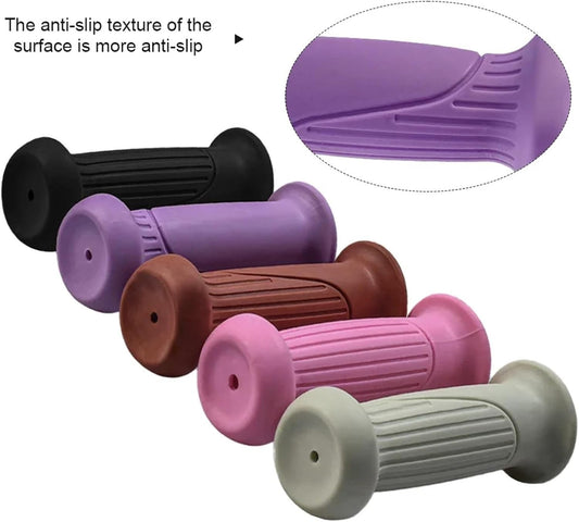 Comfortable Purple Bike Handlebar Grips Pair Non-Slip Cycling Handle Bar Covers
