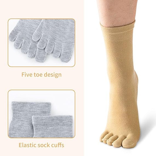 Breathable Cotton Socks for Running Yoga Walking Unisex Size 38-44 2 Pairs.