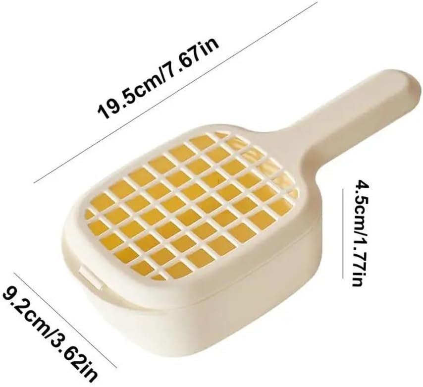 2-in-1 Sink Strainer Colander 2-in-1 Sink & Strainer Handy Shake and Drain System for Vegetables Fruit & Salad Large Capacity Yellow.