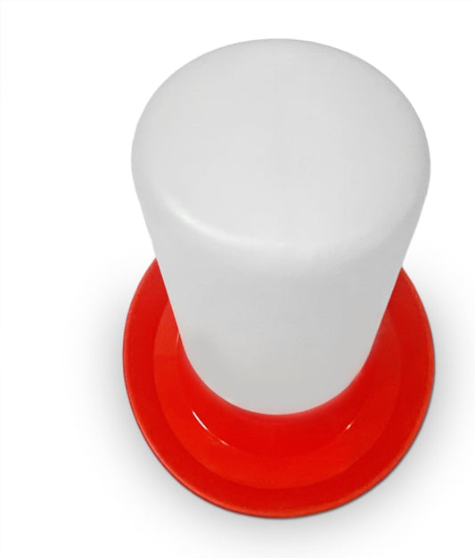 1L Durable Poultry Water Container for Chickens Ducks Turkeys Quail - Reusable Drinker Feeder.