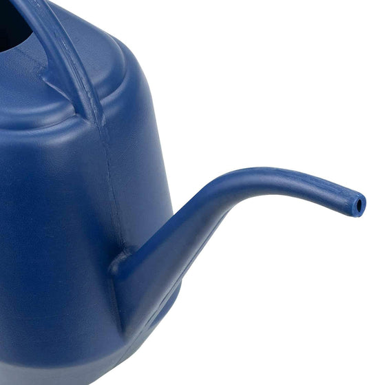 1 Gallon Blue Watering Can for Indoor Outdoor Plants