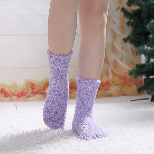5 Pack Women's Winter Warm Socks Comfortable Soft Home Socks.