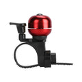 Loud Universal Bicycle Bell - Waterproof with Clear Sound - Suitable for Adults & Kids - Red - Set of 1.
