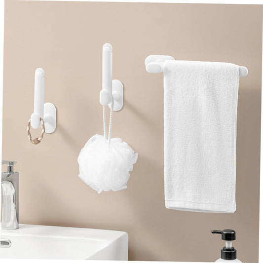 2 Pack Adjustable Hair Accessory Organizer with Hair Tie Holder White.