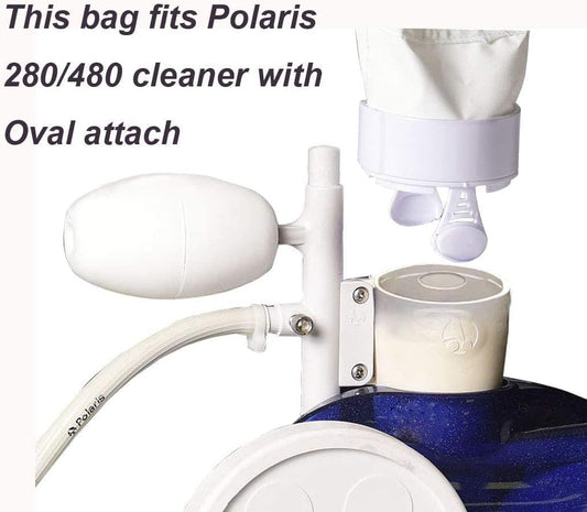 Pool Spa Part Zippered Bag Replacement for Polaris 280,480 Pool Cleaner All Purpose Filter Bag K13 Pack of 3