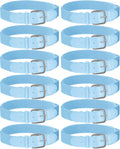 12 Pcs Baseball Belts Softball Belts Bulk for Adult and Youth Adjustable