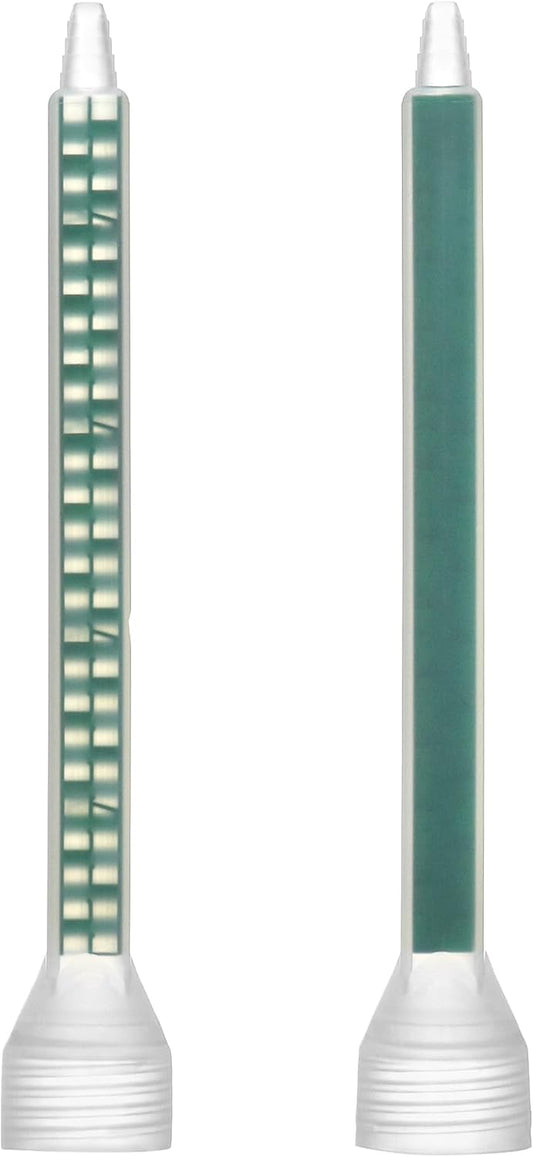 Epoxy Mixing Nozzle, Static Mixing Nozzle Tip for Adhesive Cartridges, Pack of 20