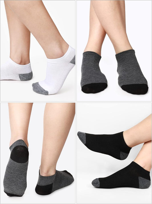 150 Pairs Men's Cushion Ankle Socks Breathable Casual Comfort Men Low Cut Sock for Sports Outdoor Running