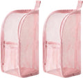 Standing Toiletry Bag, 2026 New EVA Mesh Large Capacity Cosmetic Waterproof Bag, Upgrade Portable Lightweight Travel Toiletry Bag Water Resistant Toiletries Storage Bag (Pink X2)