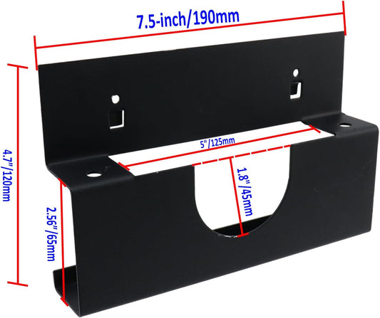 Angle Grinder Holder Fits 3/8" Square Hole Pegboard Heavy Duty Angle Grinder Tool Rack Metal Pegboard Accessorie for Craft Workshop, Office and Home.