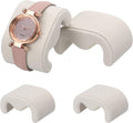 4pcs Watch Case Pillows, M Shaped Watch Display Pillow Velvet Watch Cushion Replacement for Watch Bracelet Display Storage Beige