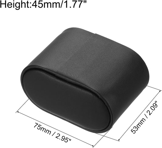 6Pcs Bracelet Watch Pillow PU Leather Jewelry Display Pillows for Watch Box Bangle Cushions Display Storage (2.95" x 2.09" x 1.77", Black)