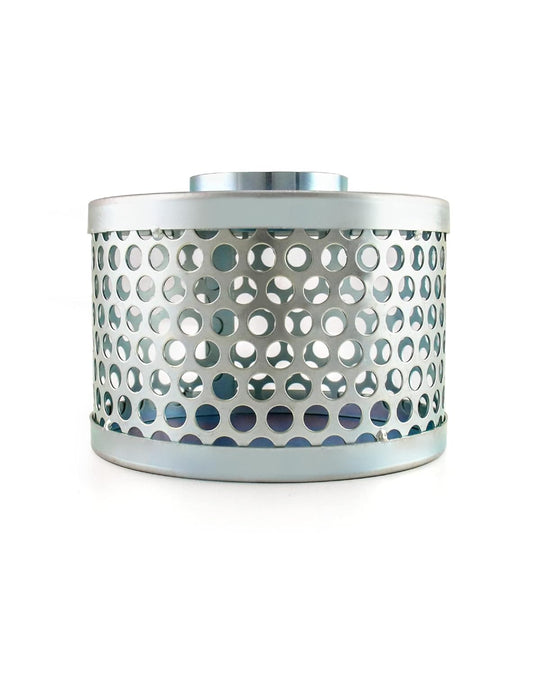 2" Round Hole Suction Strainer Filter for Pumps, Steel Plated Thread Size 2 Inch, Reduces Solids Entering Pump