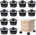 3 Sets/12Pcs Beehive Stands- Sturdy Beehive Feet Stands- Beehive Base Beekeeping Hive Support Tools for Outdoor Garden Beekeeper Workshop