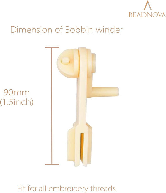 Floss Bobbin Winder Embroidery Thread Floss Winder for Cross Stitch Thread Embroidery Crafting Sewing DIY