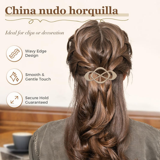 4 Pack Vintage French Barrette Hair Clips, 2026 New Hair Accessories for Women, Strong Hold No Slip Styling (Style A)