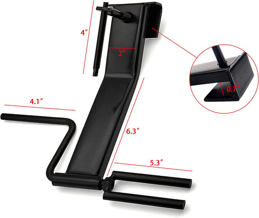 Cargo Tie-Downs Strap Winder, Black Powder Coated Steel, Roll-up Flatbed Trailer Winch Straps up to 4" Wide, ed in Trailers, Trucks, Warehoes, Docks, Vans