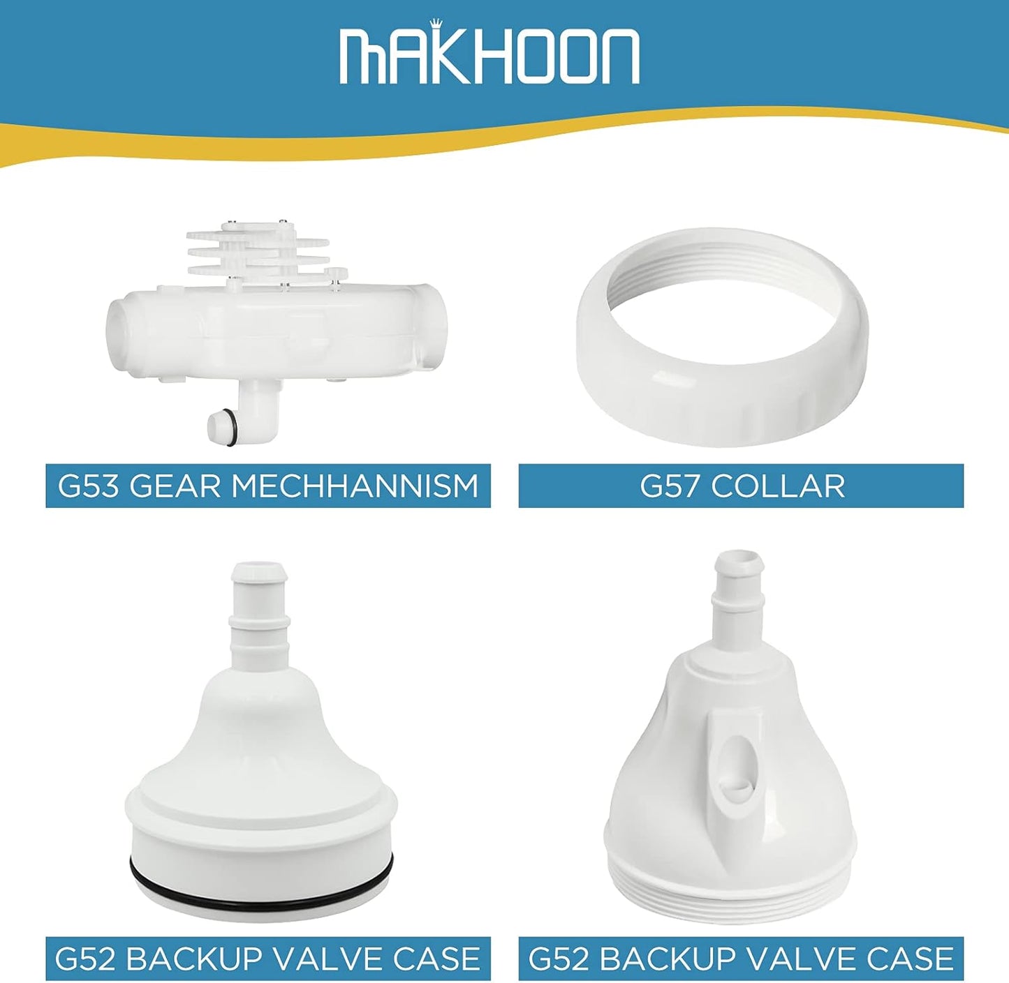 Upgraded G52 Backup Valve Replacement for Polaris Pool Cleaner Parts, Compatible with Polaris 180,280,380,480,3900 Pool Cleaner, The Valve Body has Been Reinforced,Longer Life Than Zodiac G52