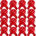 16 Pcs Ped Pull Bows for Gift Wrapping,6 Inch Gift Bows for Presents,Birthday,Anniversary,Party,Christmas,Wreath,Holiday Celebration Gift Decoration (16Pcs Red)