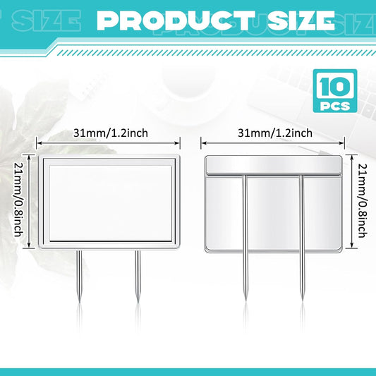 10 Pcs Silver Cubicle Pins Partition Long Push Fabric Clips Name Plate Holders for Office Furniture Corkboard Mounting