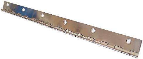 Marine Grade Stainless Steel 14 X 2 INCH Boat Piano Hinge Continuous with Hole, Polished Finish Home Furniture Hardware Door