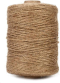 Petluno 1.82mm Jute Twine String, 500 Feet 152M Natural Garden String for Gift Wrapping, Floristry, Gardening and DIY Crafts Decoration (Brown) Brown