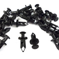 Pack of 100 Replacement for Can Am 293150089 ATV UTV Fit 8mm 5/16 inch Hole Fender Rivet Plastic Clip Push Pin Splash Guard Body Panel Retainer Motorcycle Black Nylon Fastener for Bombardier