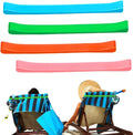 Towel Bands (4 Pack), Stretch Silicone Beach Towel Clips for Beach Pool & Cruise Chairs, Summer Beach Trip Essentials