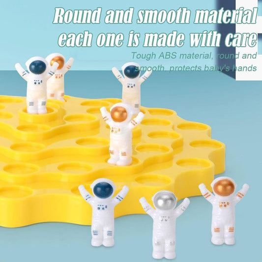 Astronaut Balance Game,Astronaut Balance Counting Toys Children's Desktop Space Puzzle Toy,Early Education Decompression Game Table Battle,Children Desktop Game Gift for Boys Girls