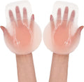 Breast Lift Pasties Nipple Cover: 5.1inch Silicone Sticky Bra for Women Reusable Strapless Boob Petals, Pink, Large