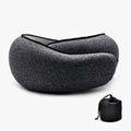 Travel Memory U-Shaped Pillow, Soft Skin-Friendly Cotton Fabric, All-Round, Portable Easy Storage, Ideal for Air Travel Business Trips Naps, Cervical Care, Removable Washable Cover