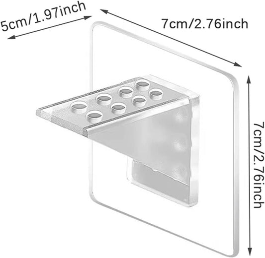 12Pcs Punch Free Shelf Support Peg,Self Adhesive Support Shelf Bracket,Strong Load Bearing for Shelves Kitchen Cabinet Book Closet,Solid Shelf Bearing 15kg
