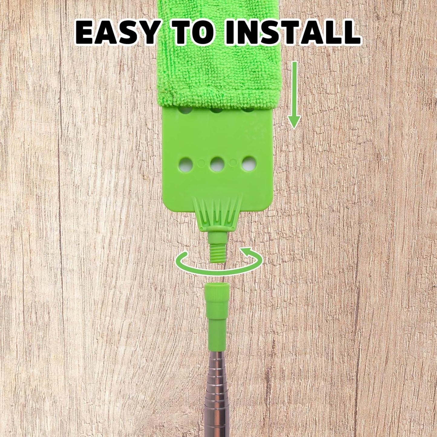 Retractable Gap Dust Cleaner Under Appliance Cleaning Tool, Flat Duster for Under Refrigerator Fridge Stove Couch Bed, Skinny Thin Duster for Tight Spaces